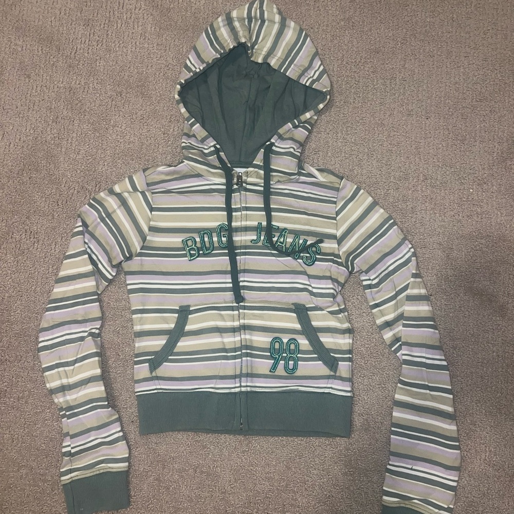 BDG Jeans Striped Hoodie